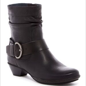 Pikolinos Brujas Black Leather Buckle Booties size 40